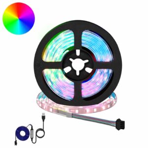 LED Strip 12 pcs Black and Transparent 950 mm