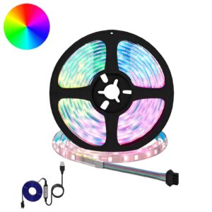 LED Strip 2 pcs Black and Transparent 2300 mm