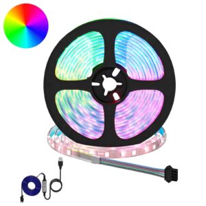 LED Strip 2 pcs Black and Transparent 5500 mm