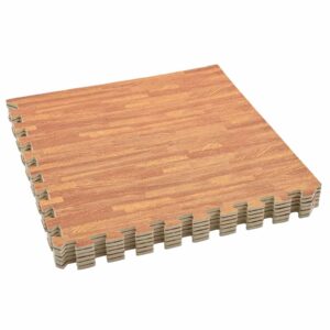 Pool Ground Mat 6 pcs Wood 4.32 ㎡ EVA Foam