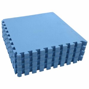 Pool Ground Mat 24 pcs Blue 8.64 ㎡ EVA Foam