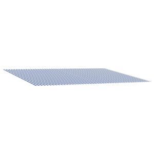 Awning Replacement Fabric Blue and White 250 x 200 cm Polyester