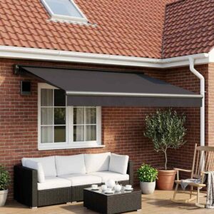 Awning Replacement Fabric Anthracite 350 x 250 cm Polyester