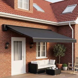Awning Replacement Fabric Anthracite 400 x 300 cm Polyester