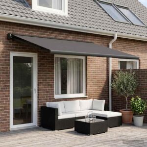 Awning Replacement Fabric Anthracite 600 x 300 cm Polyester