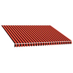 Awning Replacement Fabric Orange and Brown 350 x 250 cm