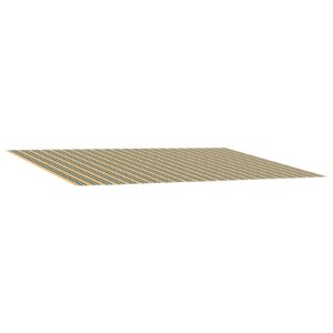 Awning Replacement Fabric Green and Yellow 500 x 300 cm