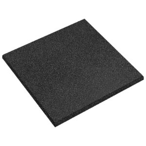Fall Protection Tiles 24 pcs Black 50 x 50 cm Rubber