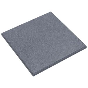 Fall Protection Tiles 12 pcs Grey 50 x 50 cm Rubber